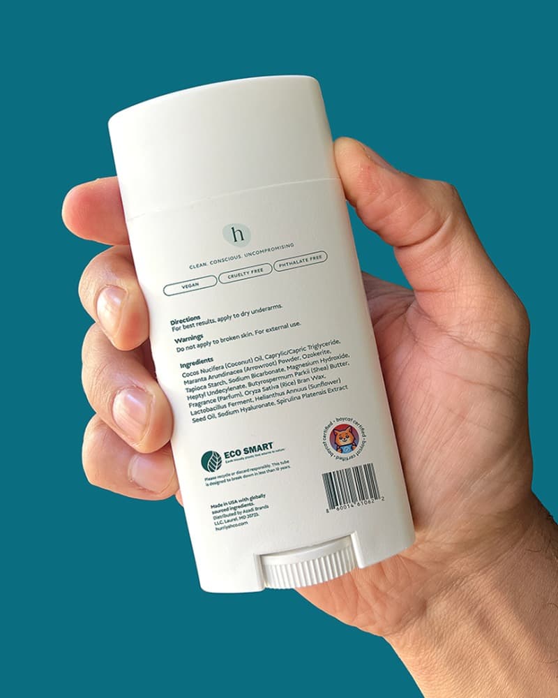 Hurriyah Natural Deodorant - Coastal Drift Scent, Aluminum-Free, 2.65 oz - image 2