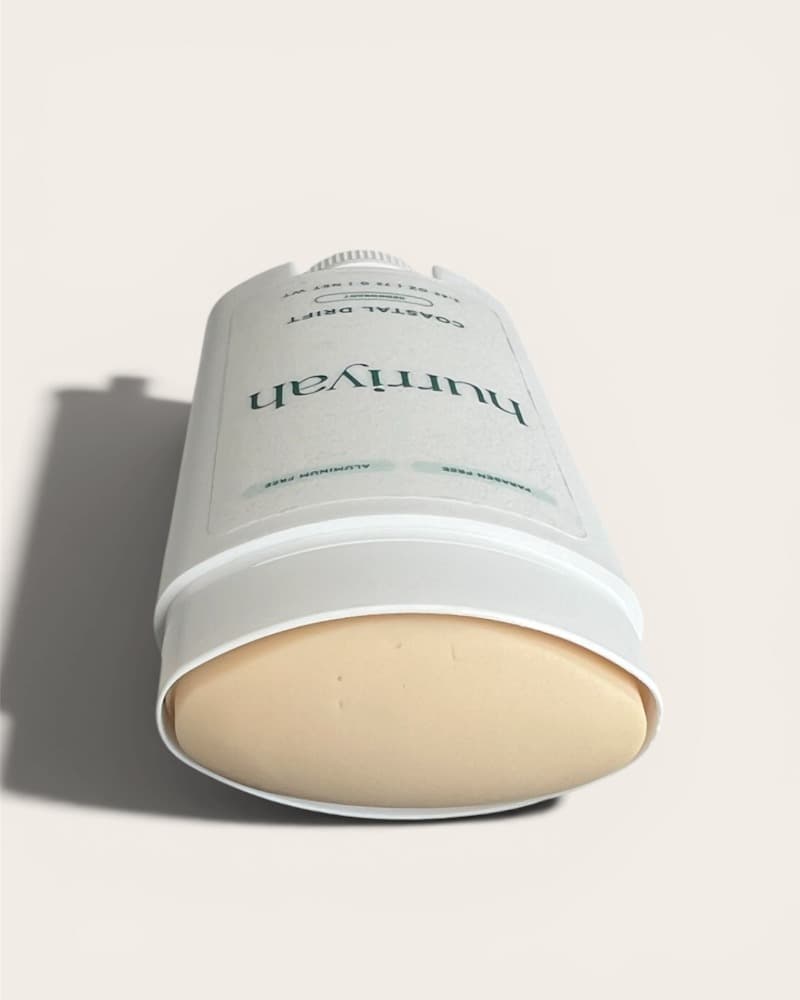 Hurriyah Natural Deodorant - Coastal Drift Scent, Aluminum-Free, 2.65 oz - image 3